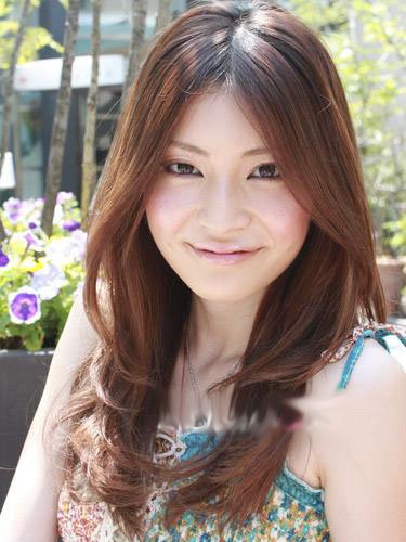 日系长发 发色女人味满满(组图)