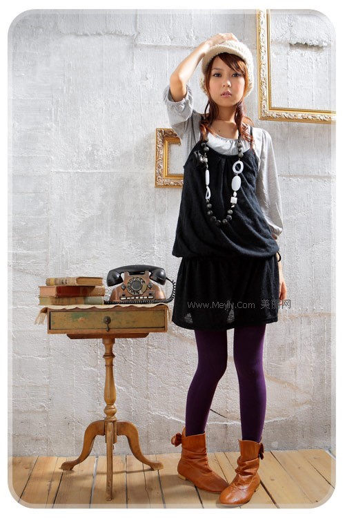 2008秋季流行服饰女孩浪漫搭