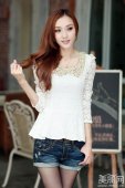 甜美淑女 时尚打底衫+小针织
